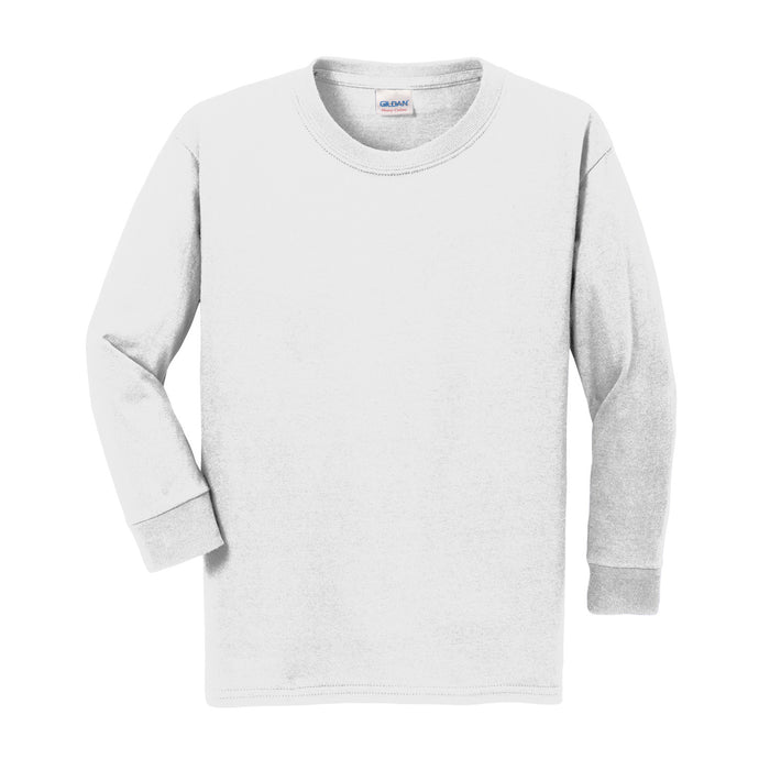 5400B Gildan® Youth Heavy Cotton™ 100% Cotton Long Sleeve T-Shirt