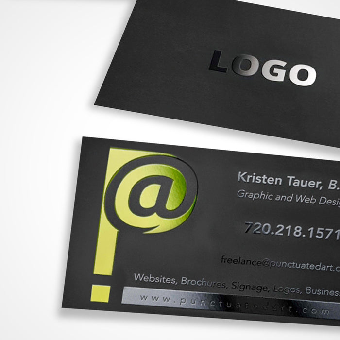 Spot UV Cards w/ Silk Lamination